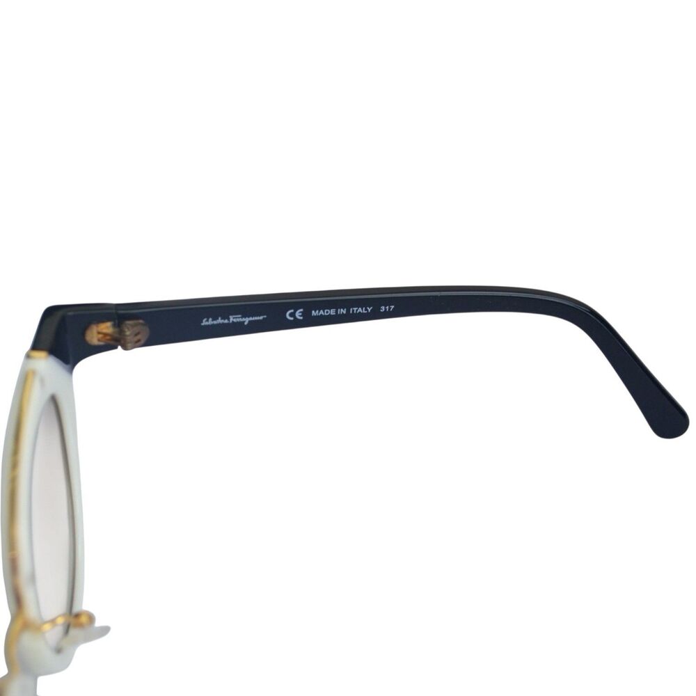 Salvatore Ferragamo SF835S Sunglasses Ivory/Dark Plum, 100% Authentic for Women - Picture 7 of 16